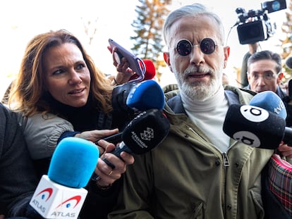 El exgerente de la empresa pública Imelsa, Marcos Benavent , a su llegada, el pasado martes, al juicio por los 'zombies' del caso Imelsa, en Valencia.