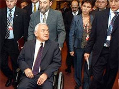 Miller, en silla de ruedas tras un accidente, tras la cumbre de la UE de diciembre.