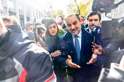 José Luis Ábalos, a su salida del Tribunal Supremo el 12 de diciembre.