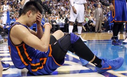Jeremy Lin se lamenta
