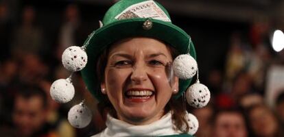 María Dolores Valientes, una de las asistentes el año pasado al sorteo de la Navidad realizado en el Teatro Real de Madrid.