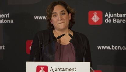 Ada Colau anuncia que porta al ple del 23 de desembre la proposta de pressupostos.
