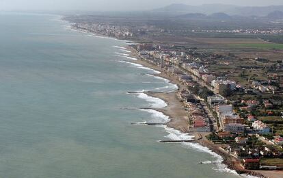 An aerial view of Nules, Monocofrar and Xilxes in Valencia, which could benefit from changes to the Coast Law.