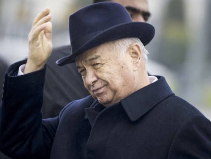Islam Karimov en el 2015.