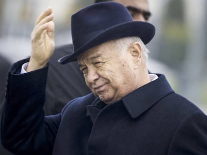 Islam Karimov en el 2015.