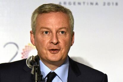 El ministro de Economía francés, Bruno Le Maire