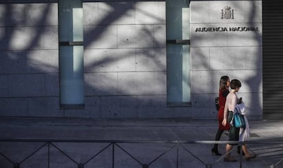 Fachada de la Audiencia Nacional, en la calle de Génova, en Madrid. Luis Sevillano