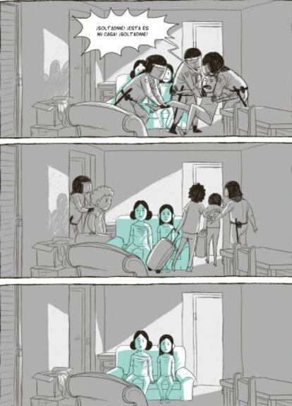 Viñeta de 'Aquí vivió'.