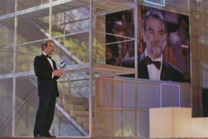 Ignacio Salas, presidente de la Academia de las Artes y las Ciencias de la Televisión (ATV), en la gala de 2003.