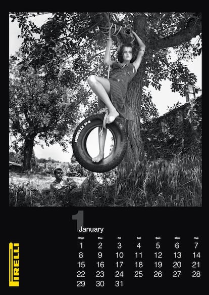 Mes de enero. La presentacin en Miln del clebre calendario para el a?o 2014 sorprendi con esa mirada atrs en el tiempo con la que Pirelli celebra el 50 aniversario del denominado "The Call".