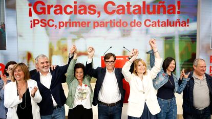 La noche de las elecciones del 12M en Cataluña, en imágenes