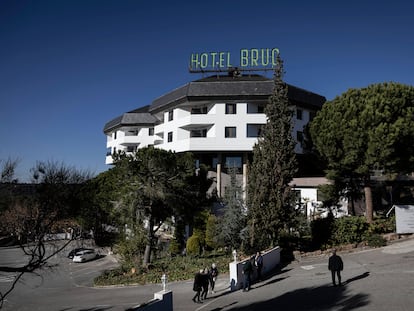 El Hotel Bruc, en las faldas de Montserrat, escenario de la serie 'Las Mesías'.