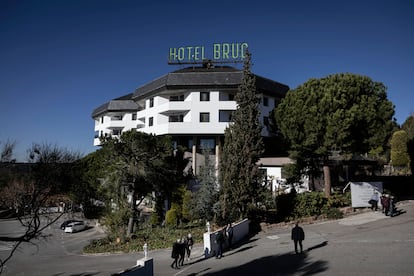 El Hotel Bruc, en las faldas de Montserrat, escenario de la serie 'Las Mesías'.
