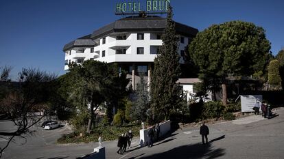 El Hotel Bruc, en las faldas de Montserrat, escenario de la serie 'Las Mesías'.