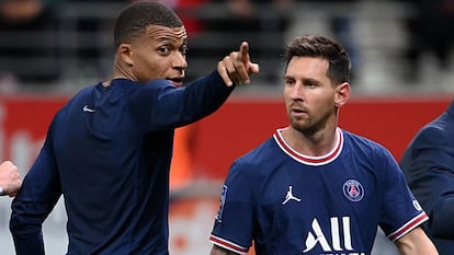 Mbappé y Messi