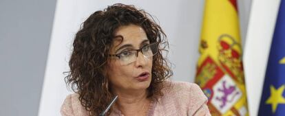 La ministra de Hacienda, María Jesús Montero.