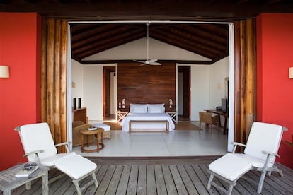 Habitación del hotel Fazenda São Francisco do Corumbao, en Prado (Bahía, Brasil).