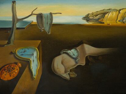 'La persistencia de la memoria', los famosos "relojes blandos" de Salvador Dalí.