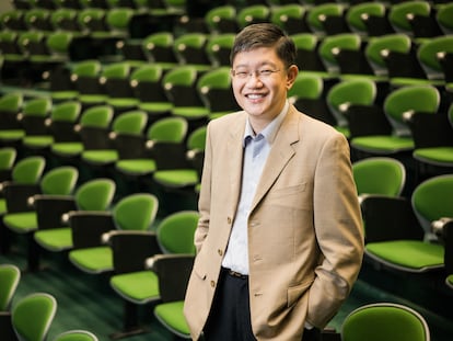 El matemático Pak Teee Ng en el Instituto Nacional de Educación de Singapur.