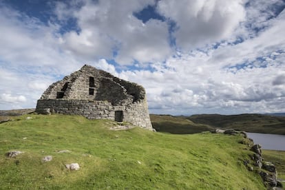 Un 'broch' en la isla de Lewis, en Escocia.