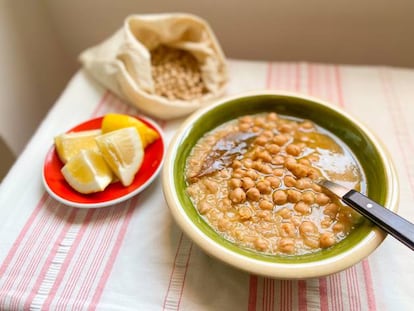 SOPA DE GARBANZOS