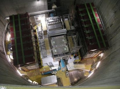 Detector inicial del experimento T2K, que mide las propiedades del haz de neutrinos antes de que éste recorra los 295 kilómetros hasta el detector Superkamiokande