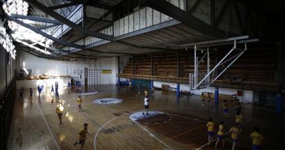 Gimnasio del Colegio Maravillas (1962), obra de Alejandro de la Sota.