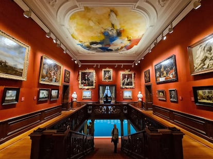 Interior del coqueto Mauritshuis Museum de La Haya, con una de las mejores colecciones de obras de Vermeer.