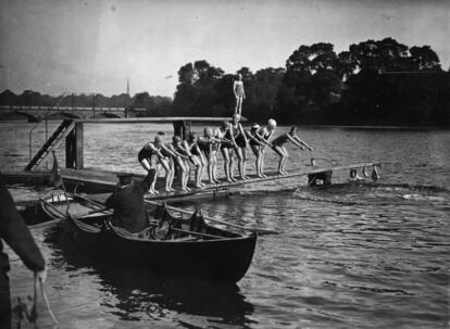 El lido en Hyde Park, en Londres, en mayo de 1933.
