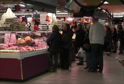 Un mercado de Madrid.  