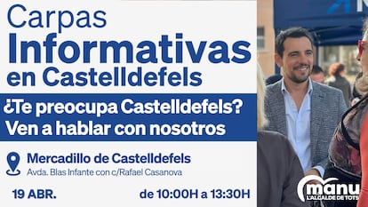 Manu Reyes, candidato del PP en Castelldefels.