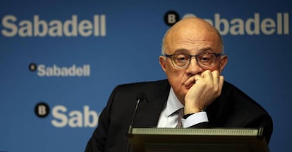 Josep Oliu, presidente de Banco Sabadell