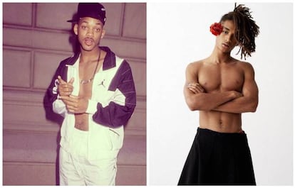 <strong>Will e Jaden Smith.</strong> Aos 18 anos, Will Smith não podia nem intuir que seria um dos atores mais valorizados de Hollywood. Acabava de fazer seu primeiro álbum de rap, 'Rock the House', subindo, sem saber, em uma onda que o levou a ganhar um Grammy e depois a protagonizar a série de televisão 'The Fresh Prince of Bel-Air'. O resto já é história. Para Jaden, entretanto, a vida não tem muitas incógnitas, e sua trajetória é a de uma estrela desde bem pequeno, embora ainda lhe reste o mais complicado: demonstrar que cumpre as expectativas.