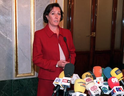 La exministra Margarita Mariscal de Gante, en una imagen de 2002. 