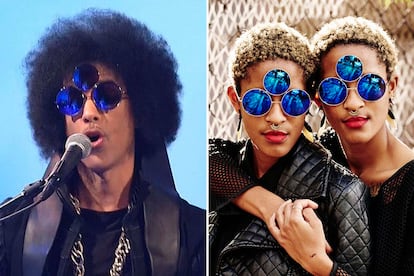 El furor por las gafas illuminati de Prince
	

	El modelo que el artista lució en su impresionante actuación en Saturday Night Live se convirtió, instantáneamente, en un anunciado éxito de ventas en EE UU. ¿Llegarán a España las trigafas?