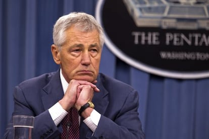 El secretario de Defensa, Chuck Hagel.