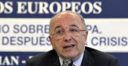 El vicepresidente de la Comisi&oacute;n Europea y Comisario de Competencia, Joaqu&iacute;n Almunia.