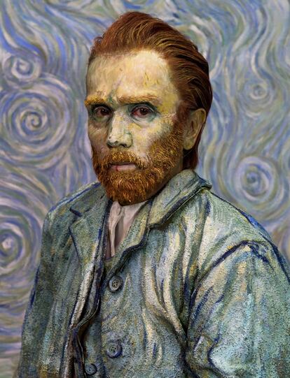 Autorretrato de Yasumasa Morimura como Vang Gogh, 2016.