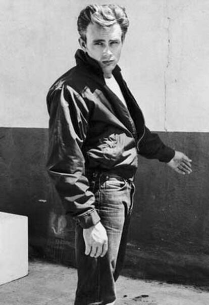 James Dean, en una imagen de <i>Rebelde sin causa</i>
