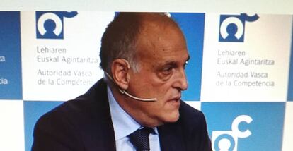 Javier Tebas, presidente de LaLiga.