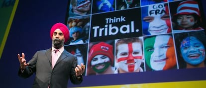 Mohanbir Sawhney, durante su participaci&oacute;n en el pasado World Business Forum de Madrid. 