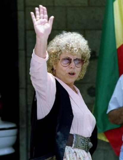 La pol&iacute;tica israel&iacute; Shulamit Aloni, en 1993.