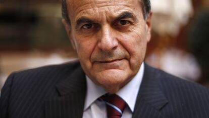 Pier Luigi Bersani, l&iacute;der del Partido Democr&aacute;tico.