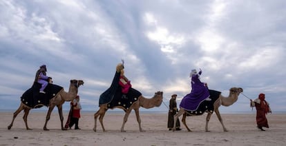 Los tres Reyes Magos.