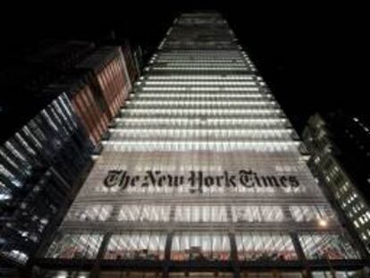 Imagen de la sede del New York Times en Nueva York (EE.UU.). EFE/Archivo