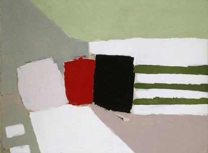 Los Obama también han incluido obras de artistas extranjeros como <i>Nice</i>, del pintor francés Nicolas de Stael.