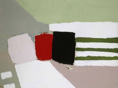 Los Obama también han incluido obras de artistas extranjeros como <i>Nice</i>, del pintor francés Nicolas de Stael.