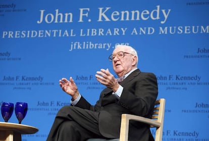 John Paul Stevens, en 2013, durante una conferencia en la Biblioteca JFK de Boston.