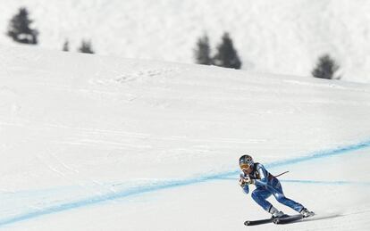 Carolina Ruiz, en pleno descenso.