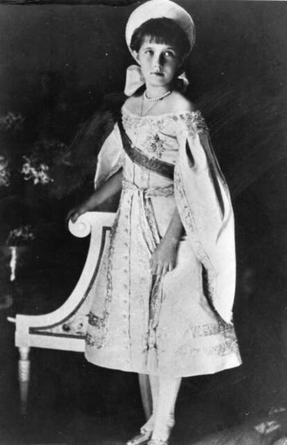 La gran duquesa Anastasia retratada en 1914, cuatro años antes de su asesinato.